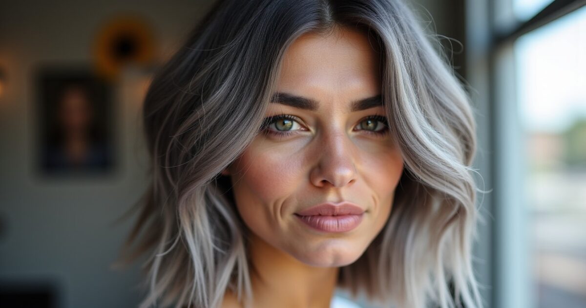 Balayage gris sur cheveux courts : révolutionnez votre look contemporain