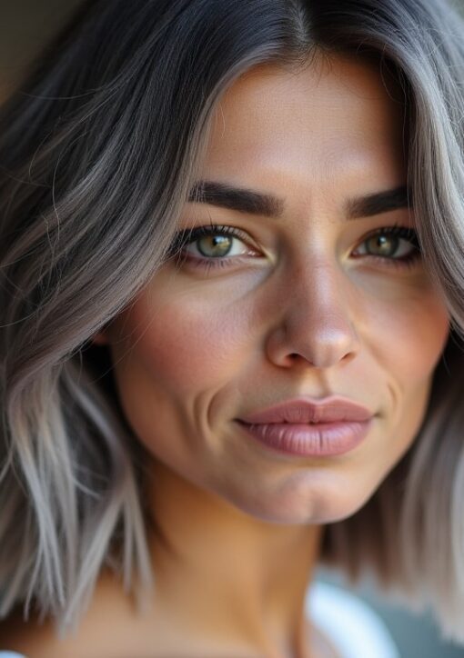 Balayage gris sur cheveux courts : révolutionnez votre look contemporain