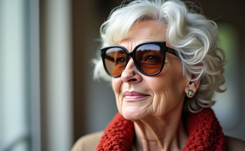 Styles de coiffure pour femmes de 70 ans portant des lunettes : allier élégance et confort