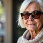Coiffures élégantes et flatteuses pour femmes de 70 ans portant des lunettes