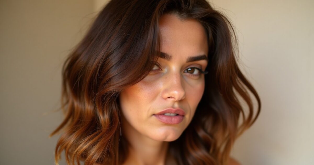 Balayage miel doré : Sublimez votre marron glacé avec élégance et savoir-faire