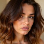 Balayage miel doré : Sublimez votre marron glacé avec élégance et savoir-faire