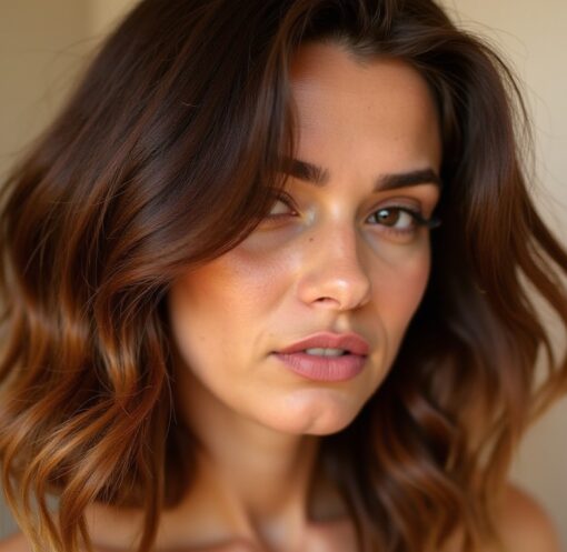 Balayage miel doré : Sublimez votre marron glacé avec élégance et savoir-faire