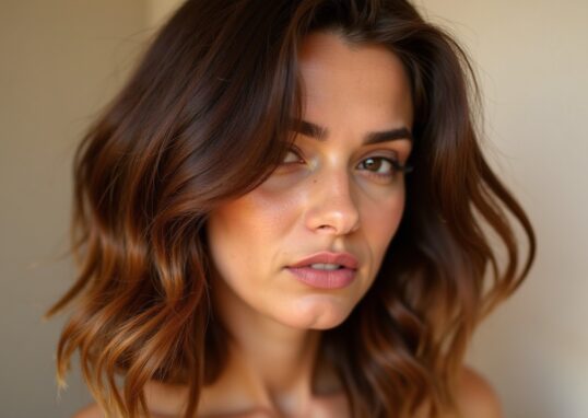 Balayage miel doré : Sublimez votre marron glacé avec élégance et savoir-faire