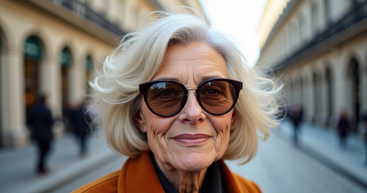 Coiffures élégantes pour seniors portant des lunettes : sublimez votre style après 70 ans