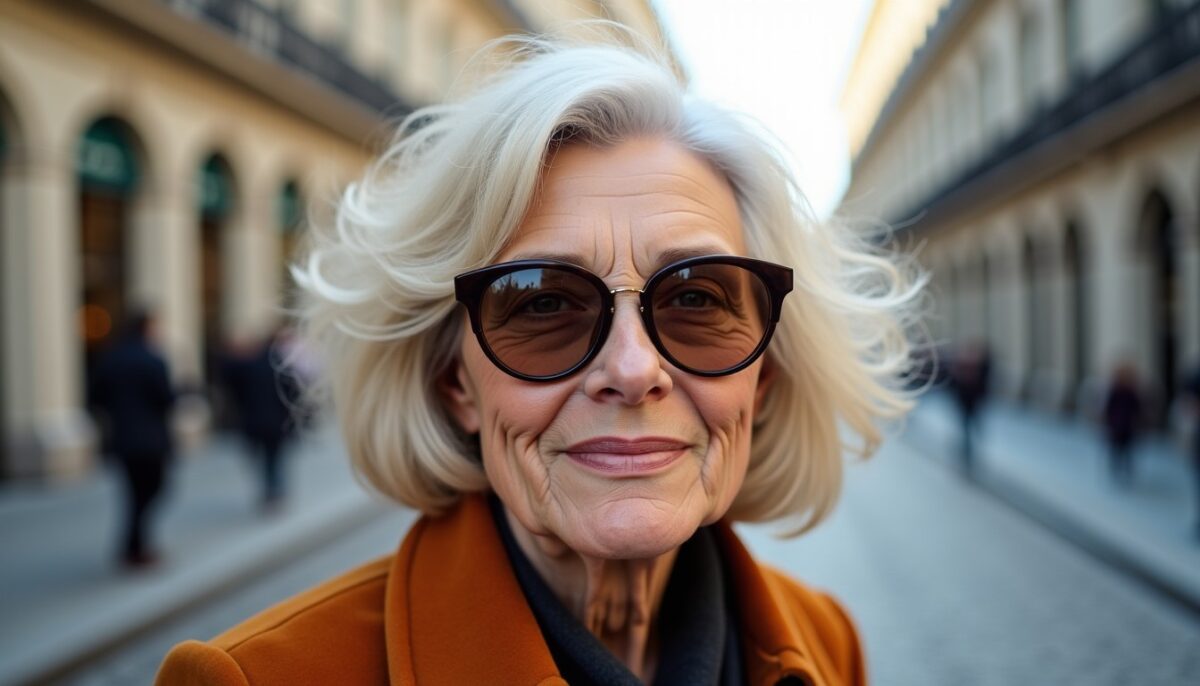 Coiffures élégantes pour seniors portant des lunettes : sublimez votre style après 70 ans
