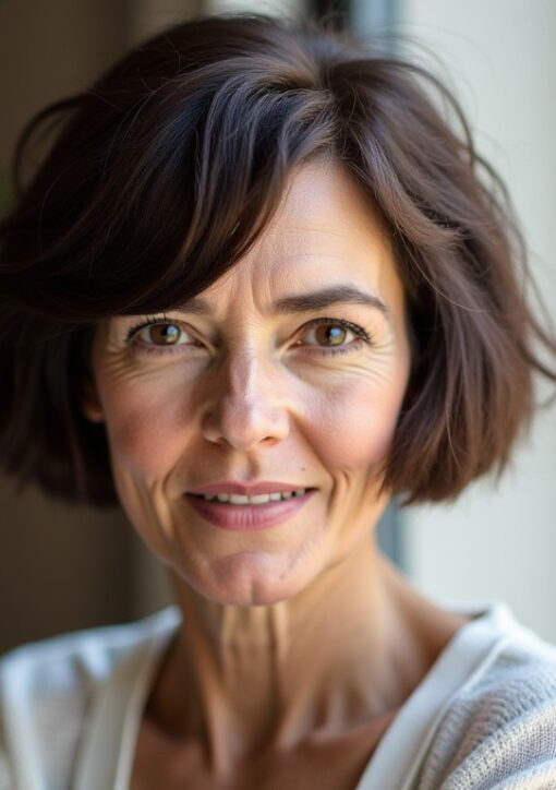 Visage ovale à 60 ans : les coupes coiffure incontournables pour un look moderne et élégant