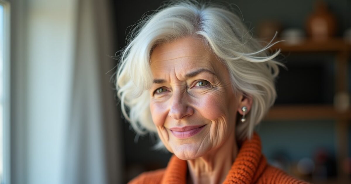 Coiffures pour visage ovale chez les seniors : astuces et styles élégants pour rayonner après 60 ans
