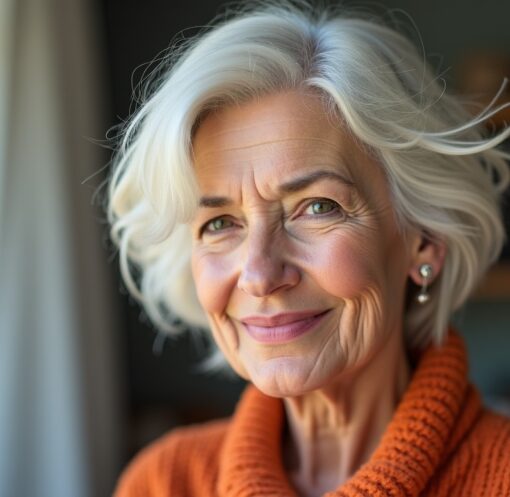 Coiffures pour visage ovale chez les seniors : astuces et styles élégants pour rayonner après 60 ans