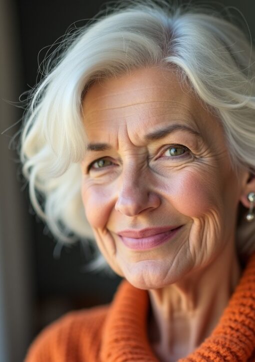 Coiffures pour visage ovale chez les seniors : astuces et styles élégants pour rayonner après 60 ans
