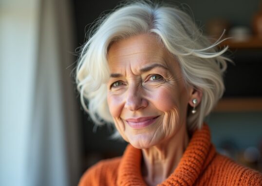 Coiffures pour visage ovale chez les seniors : astuces et styles élégants pour rayonner après 60 ans