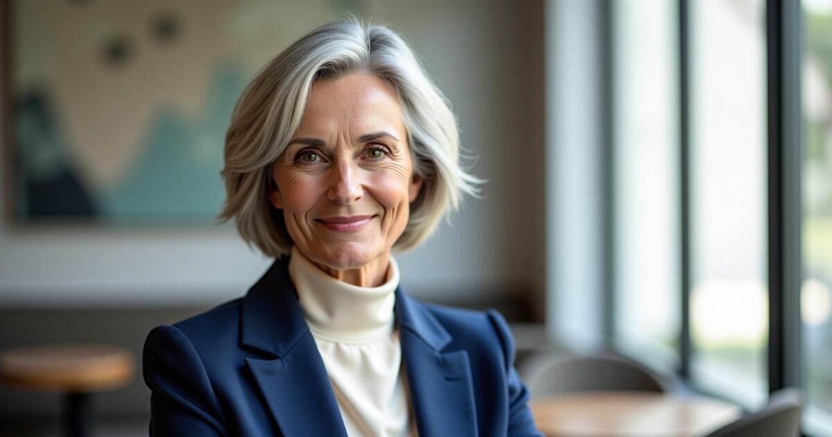 Coupes courtes élégantes et contemporaines pour femmes de 60 ans