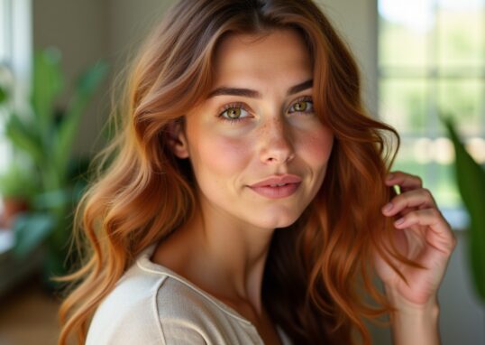 Cheveux auburn au naturel : le guide ultime pour une coloration éco-responsable et stylée