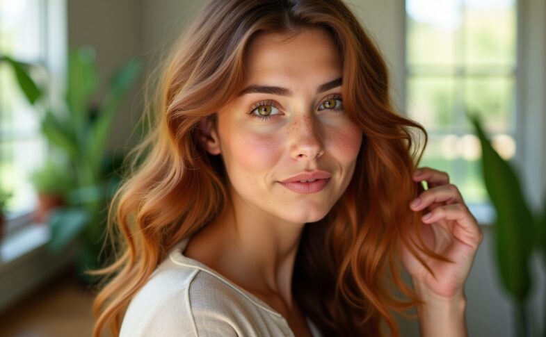 Cheveux auburn au naturel : le guide ultime pour une coloration éco-responsable et stylée