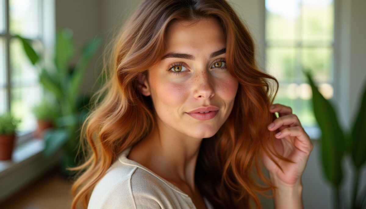 Cheveux auburn au naturel : le guide ultime pour une coloration éco-responsable et stylée