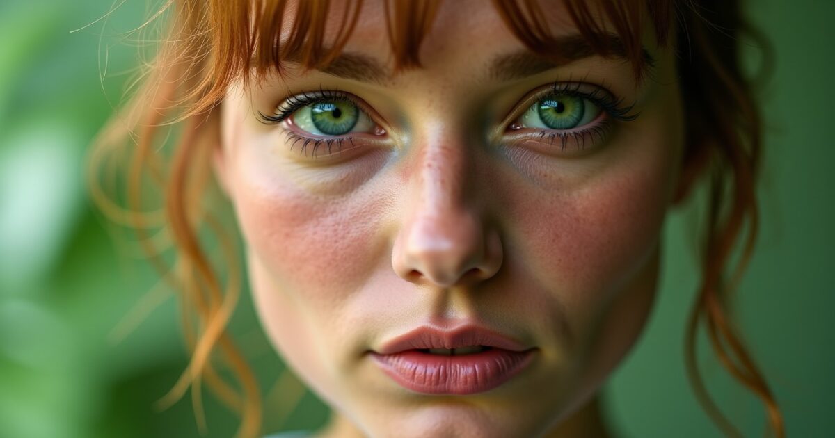 Rousse aux yeux verts : le guide ultime pour révéler l'éclat de votre beauté singulière