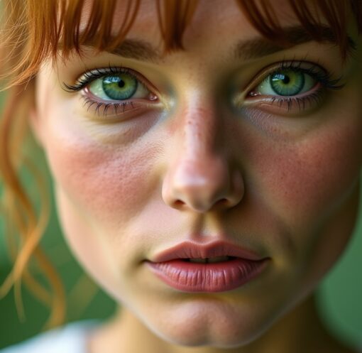 Rousse aux yeux verts : le guide ultime pour révéler l'éclat de votre beauté singulière