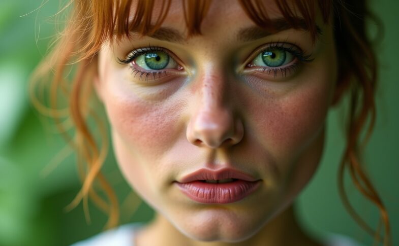 Rousse aux yeux verts : le guide ultime pour révéler l'éclat de votre beauté singulière