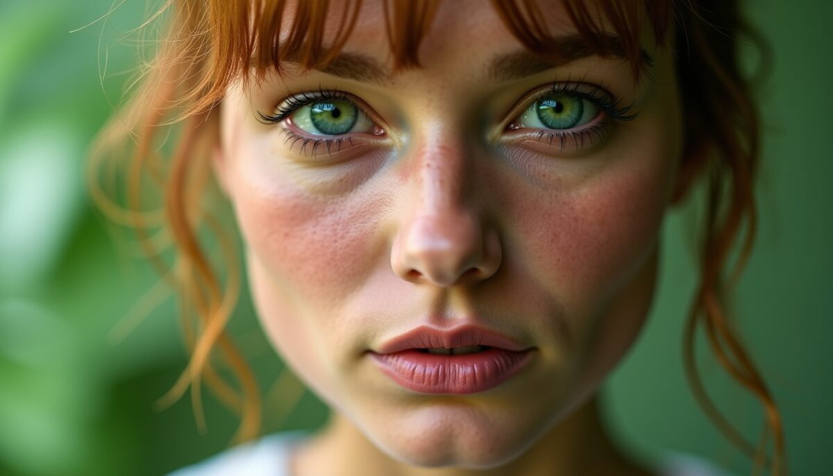Rousse aux yeux verts : le guide ultime pour révéler l'éclat de votre beauté singulière
