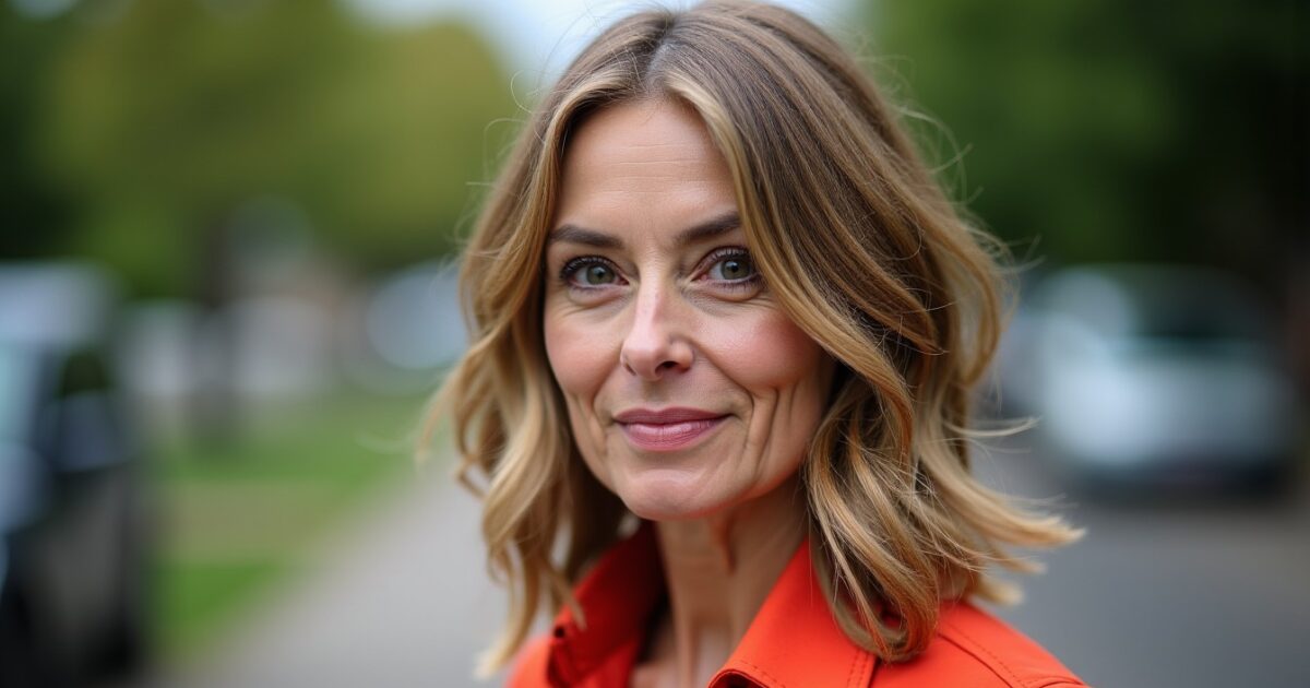 Coupe mi-longue dégradée avec frange à 50 ans : osez la modernité pour un look revitalisé