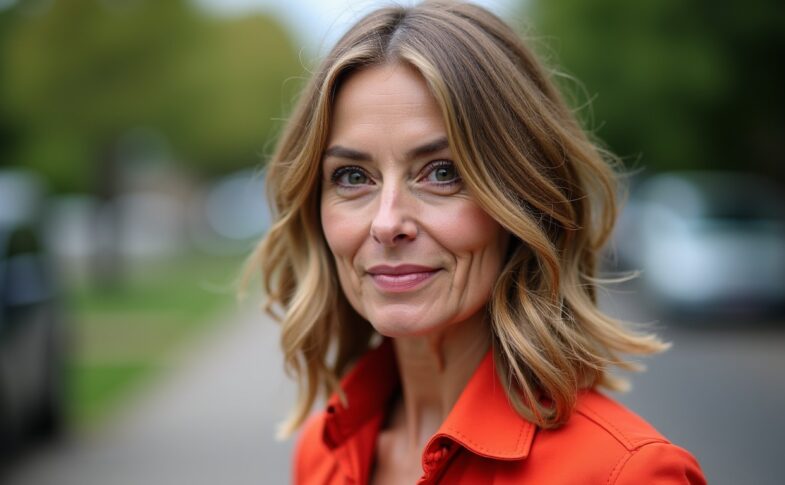 Coupe mi-longue dégradée avec frange à 50 ans : osez la modernité pour un look revitalisé