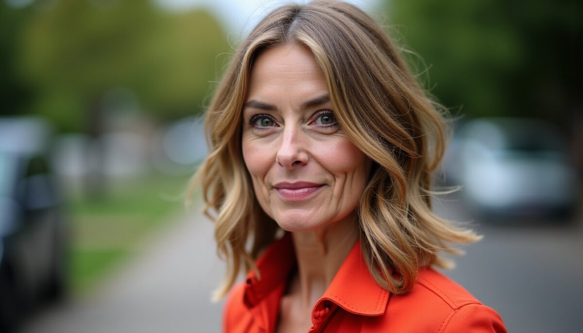 Coupe mi-longue dégradée avec frange à 50 ans : osez la modernité pour un look revitalisé
