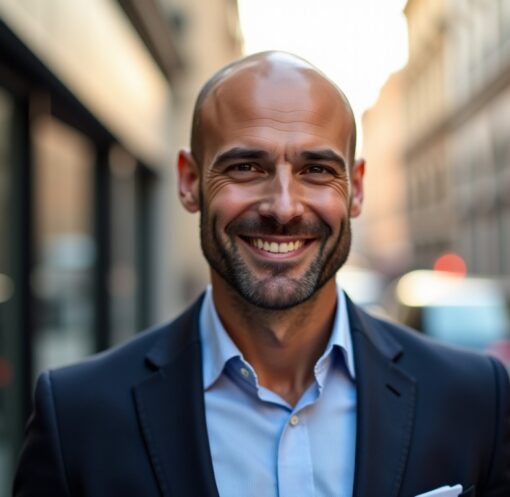 Les coupes de cheveux tendances pour hommes chauves : élégance et style au rendez-vous