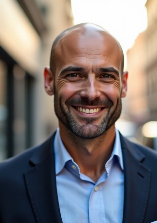 Les coupes de cheveux tendances pour hommes chauves : élégance et style au rendez-vous